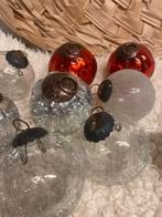 Brocante glazen (kerst)ballen, Antiek en Kunst, Ophalen of Verzenden