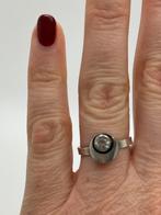 C329 Prachtige zilveren Karl Laine Finland (verstelbaar), Sieraden, Tassen en Uiterlijk, Ringen, Met kristal, 20 of groter, Ophalen of Verzenden
