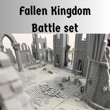 Modulaire Verwoeste stad voor skirmish games beschikbaar voor biedingen