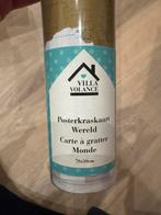 Villa Volance Wereld Kras Kaart 70x50cm, Ophalen, Nieuw