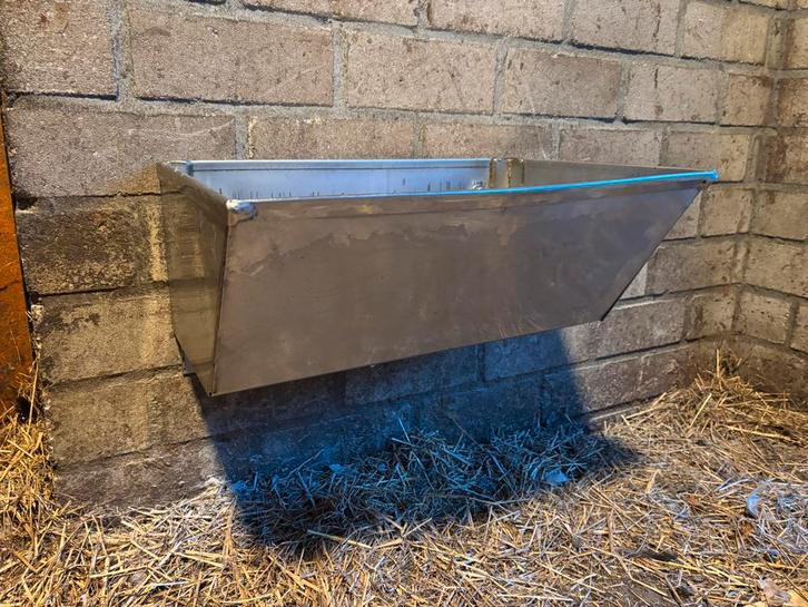 RVS voerbakken schapen - geiten - paarden - alpacas, Dieren en Toebehoren, Schapen, Geiten en Varkens, Schaap, Meerdere dieren