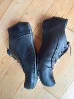 Vialis leren lage schoen maat 41 met punt omhoog, Vialis, Zwart, Overige typen, Ophalen of Verzenden