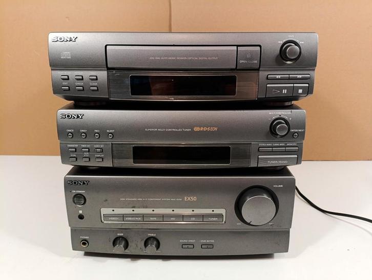 Sony EX50 Stereo Set, Audio, Tv en Foto, Stereo-sets, Gebruikt, Cd-speler, Tuner of Radio, Sony, Losse componenten, Ophalen