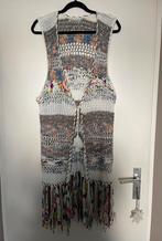 Gehaakt mouwloos  ibiza / gypsie / hippie vest maat L / XL, Ophalen of Verzenden, Zo goed als nieuw, Maat 38/40 (M), Beige