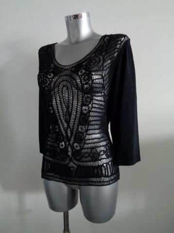 Tauri trui zwart viscose, maat 40 Nieuw met kaartjes beschikbaar voor biedingen