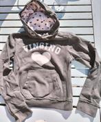 Vingino hoody met hart en pailletten maat 8 (122/128), Kinderen en Baby's, Kinderkleding | Maat 128, Ophalen of Verzenden, Gebruikt