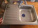 Inbouwspoelbak Fyndig wastafel rvs ikea, Huis en Inrichting, Ophalen, Gebruikt, 50 tot 100 cm, Minder dan 100 cm