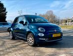 Fiat 500C 0.9 80pk Turbo Twinair 2016 Blauw, Auto's, Fiat, Cabriolet, Origineel Nederlands, Handgeschakeld, 26 km/l