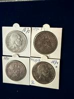 Rijksfaalders Willem 3, Postzegels en Munten, Munten | Nederland, Koning Willem III, Setje, Zilver, Overige waardes