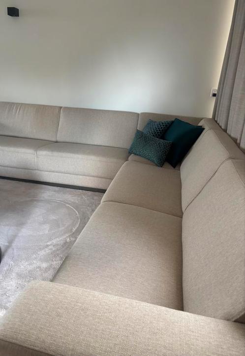 Zitmaxx hoekbank beige, Huis en Inrichting, Banken | Sofa's en Chaises Longues, Zo goed als nieuw, Ophalen