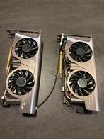 Twee msi twin frozrII video kaarten., Computers en Software, Videokaarten, PCI-Express 3, Ophalen of Verzenden, HDMI, Nvidia