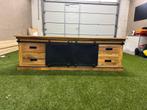 In prijs verlaagd - Massief Houten Industriële Meubelset, Ophalen, 100 tot 150 cm, Eikenhout, Industriele meubelset