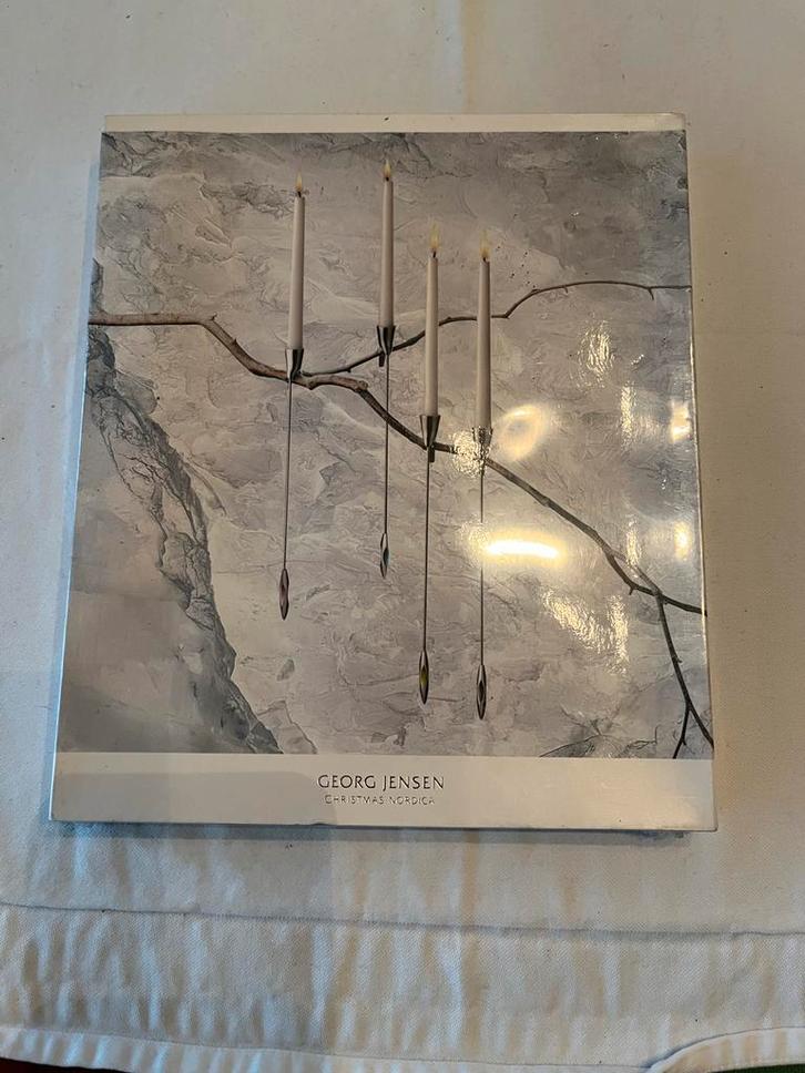 Georg Jensen Kaarshouders - Scandinavisch Design, Huis en Inrichting, Woonaccessoires | Kandelaars en Kaarsen, Nieuw, Kandelaar