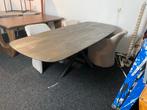 Tafel deens ovaal 240x100 stalen matrix poot nieuw, Huis en Inrichting, Tafels | Eettafels, Ophalen, Nieuw, Ovaal, 200 cm of meer