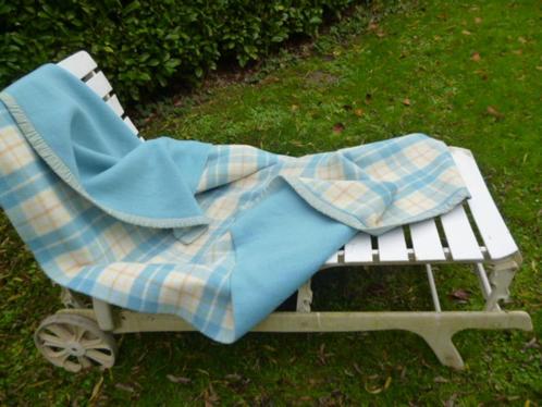 prachtige Orlon deken ruit  220 x 160 cm 1pers  Hatema, Huis en Inrichting, Woonaccessoires | Plaids en Woondekens, Gebruikt, Ophalen of Verzenden