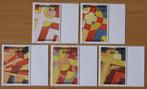 Rep-Suriname 446-450 serie met tab rechts Pasen., Verzenden, Postfris