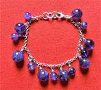 Nieuw: amethist armband paars + zilver 19,6 cm bescherming, Ophalen of Verzenden, Nieuw