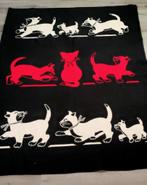 Vintage deken katten, Huis en Inrichting, Ophalen of Verzenden, X, X, X