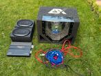 Auto audio set: subwoofer + speakers + versterker, Auto diversen, Autospeakers, Ophalen of Verzenden, Zo goed als nieuw