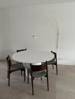 4 Dutch Bone Eetkamerstoelen - Gebruikt (dutchbone design), Huis en Inrichting, Ophalen, Gebruikt, Vier, Grijs