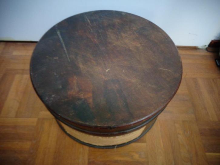 Antieke houten doos Chemins de fer du midi, Antiek en Kunst, Curiosa en Brocante, Ophalen of Verzenden