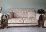 Klassieke vintage bank en stoelen (zie omschrijving), Huis en Inrichting, Ophalen, Hout, Overige maten, 150 tot 200 cm