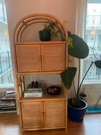 Vintage Rotan Kast met Deuren, Ophalen, Overige materialen, Gebruikt, Vintage
