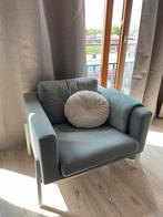 fauteuil ikea groen + 2 kussens + deken ZO GOED ALS NIEUW!, Ophalen, Zo goed als nieuw, Eenpersoons, Minder dan 150 cm