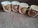 Set van 4 Vintage Koffiemokken, Ophalen, Gebruikt