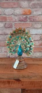 Clayre&Eef:Grote 30cm Pauw Beeld♥️NIEUW♥️, Verzamelen, Ophalen of Verzenden, Nieuw, Dier