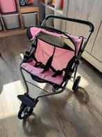 Tweeling poppenwagen, Kinderen en Baby's, Ophalen, Zo goed als nieuw, Babypop