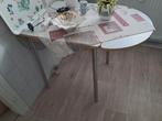 Inklapbare keukentafel eventueel met stoel, Huis en Inrichting, Ophalen of Verzenden, In hoogte verstelbaar, Gebruikt