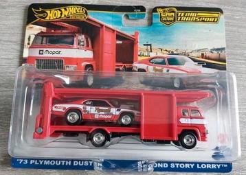 Hot Wheels Premium Team Transport Plymouth Duster beschikbaar voor biedingen