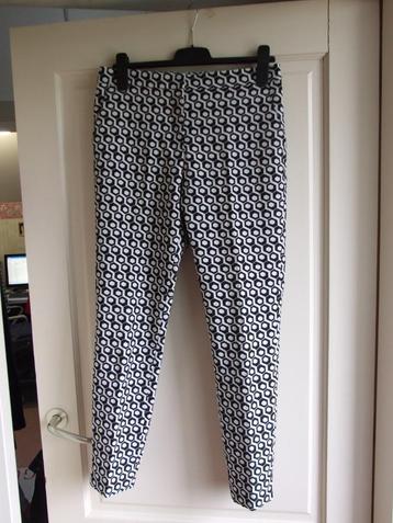 Vanilia nieuw zwarte/witte broek in retroprint 38 beschikbaar voor biedingen
