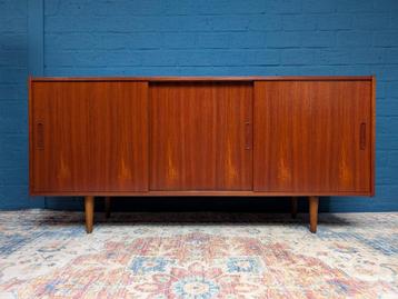 Vintage lowboard, Deens design, jaren 60 beschikbaar voor biedingen