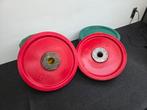 330 kg 50 mm Halterschijven, Sport en Fitness, Fitnessmaterialen, Ophalen, Gebruikt