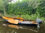 Unieke (zeil) punter van werf Wildeboer, Watersport en Boten, Platbodems, Ophalen, Zo goed als nieuw, Tot 6 meter, Polyester
