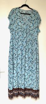 lichtblauwe maxi jurk met paisley print - maat 44, Nieuw, Blauw, Maat 42/44 (L), Onder de knie