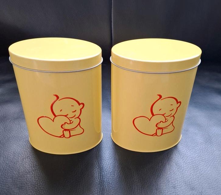 2 stuks Zwitsal Blikken (leeg), Verzamelen, Blikken, Gebruikt, Overige, Overige merken, Ophalen of Verzenden