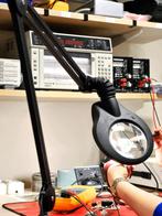 ZGAN: Luxo ESD Safe soldeerloep KFM LED (loeplamp /loupelamp, Ophalen of Verzenden, Zo goed als nieuw, Loeplamp