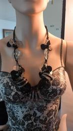 Aparte ketting, Ophalen of Verzenden, Zo goed als nieuw, Zwart