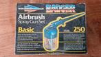 Airbrush spray gun set 250  badger, Ophalen of Verzenden, Nieuw