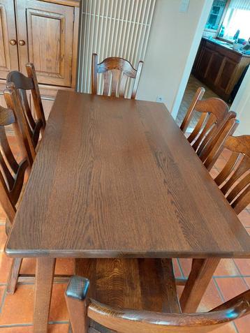 Eetkamertafel met 6 stoelen beschikbaar voor biedingen
