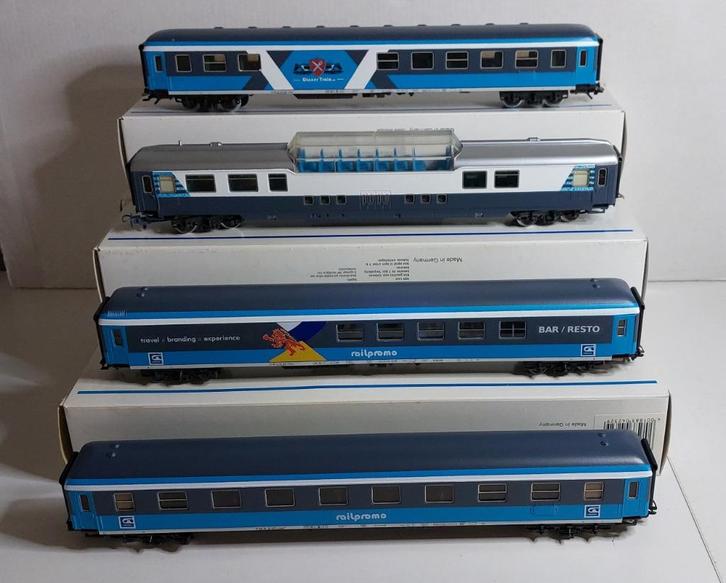 4 Delige Railpromo / Dinner Train set van Marklin (04), Hobby en Vrije tijd, Modeltreinen | H0, Zo goed als nieuw, Treinset, Wisselstroom