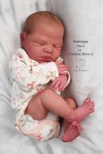 Blanke reborn kit macie, Verzenden, Nieuw, Pop, Levensecht of Reborn