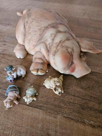 Varkensbeelden Artefice Ottanta - Handgeschilderd beschikbaar voor biedingen