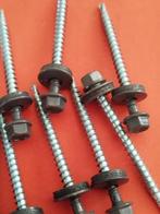 50-250 st mat antraciet grijs dakpanplaat schroeven 55 mm, Verzenden, Nieuw