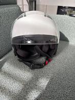 Witte Motorhelm, Ophalen of Verzenden, Zo goed als nieuw, Large, VINZ
