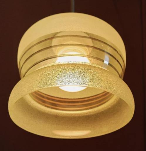 Vintage Jaren 50 / 60 Fifties / Sixties Hanglamp, Huis en Inrichting, Lampen | Hanglampen, Glas, Kunststof, Ophalen of Verzenden