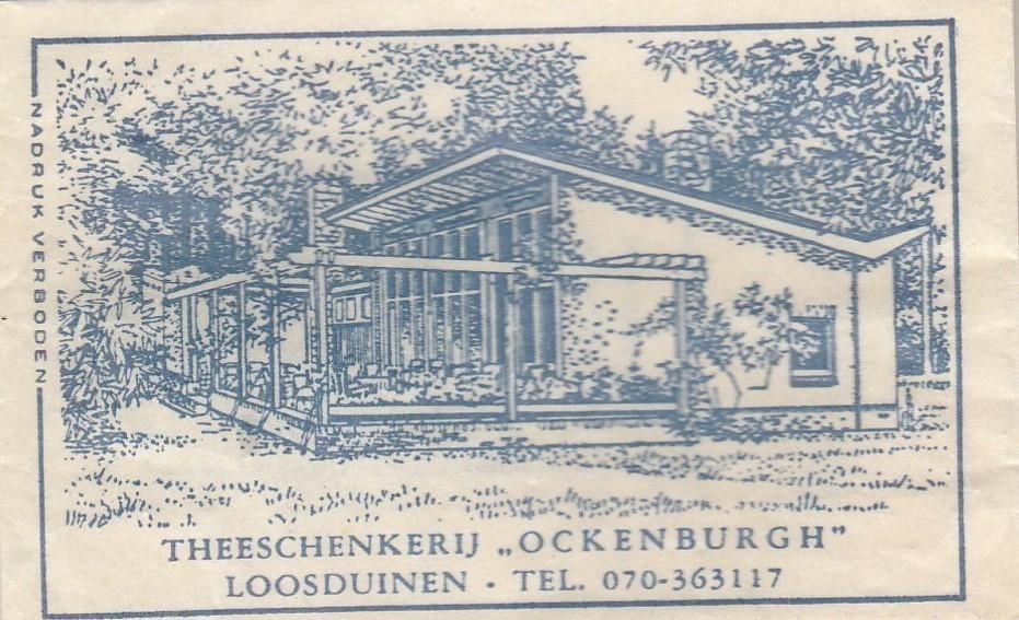 theeschenkerij Ockenburgh Loosduinen, Ophalen of Verzenden